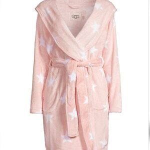 Ugg‎ Miranda Hooded Fleece Robe- Lotus Blossom Star